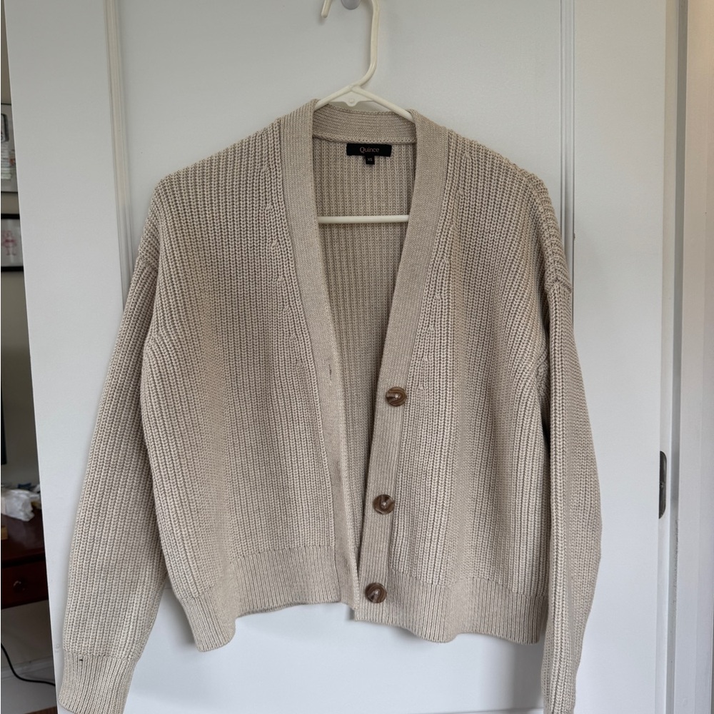 Quince Cotton Fisherman Boxy
Cropped Cardigan - Picture 4 of 7